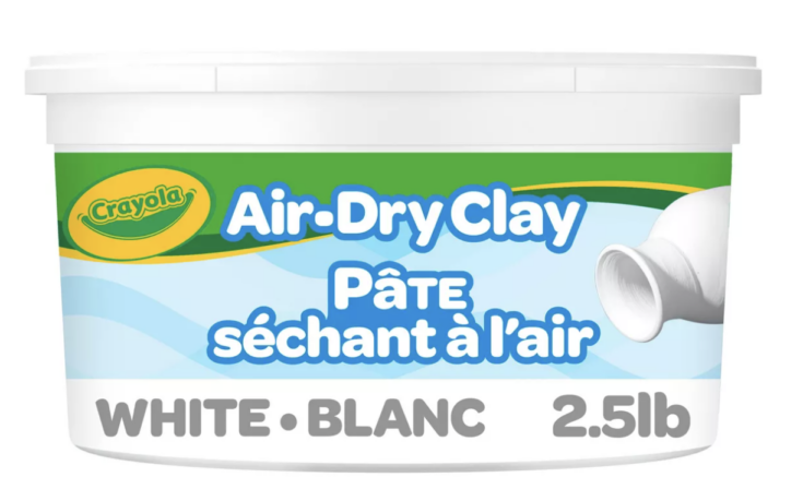 Image for Target | Crayola 2.5lb Air Dry Clay White: Self-Hardening Non-Toxic Modeling Clay for Kids, Creative Think...